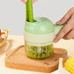 Rechargeable 4 In 1 Electric Vegetable Cutter With Multi-Function Slicer
