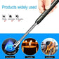 USB Rechargeable Electric Arc BBQ Lighter Windproof Flameless Plasma Lighter with 360° Flexible Neck and LED Battery Indicator for Kitchen Candles BBq